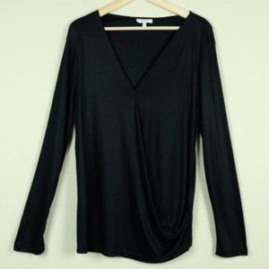 Reiss Rox Wrap Long Sleeve Top
